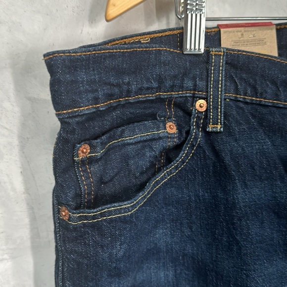 NWT 541™ ATHLETIC TAPER LEVI’S® MEN'S Dark Wash JEANS (big and tall) - Picture 4 of 11